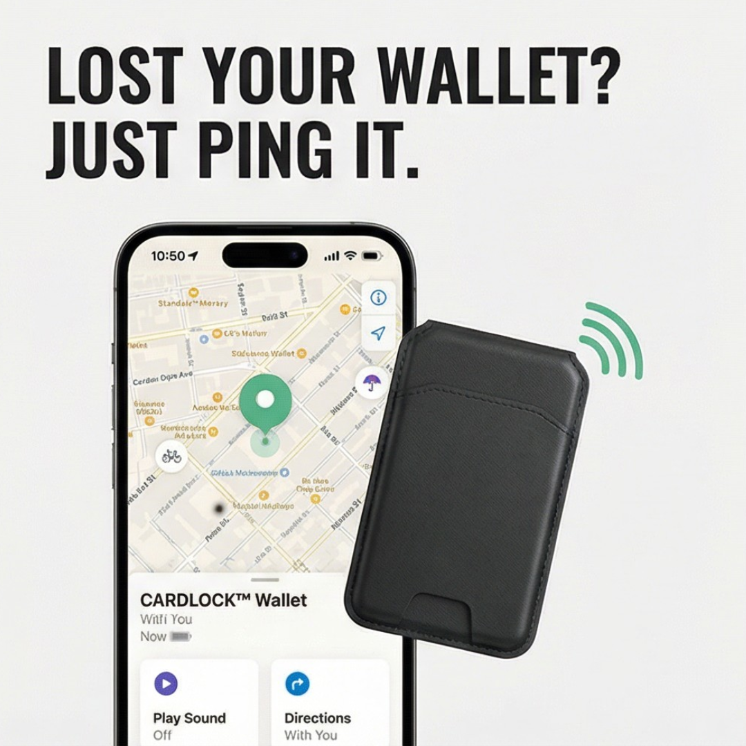 Cardlock - Trackable MagSafe Wallet