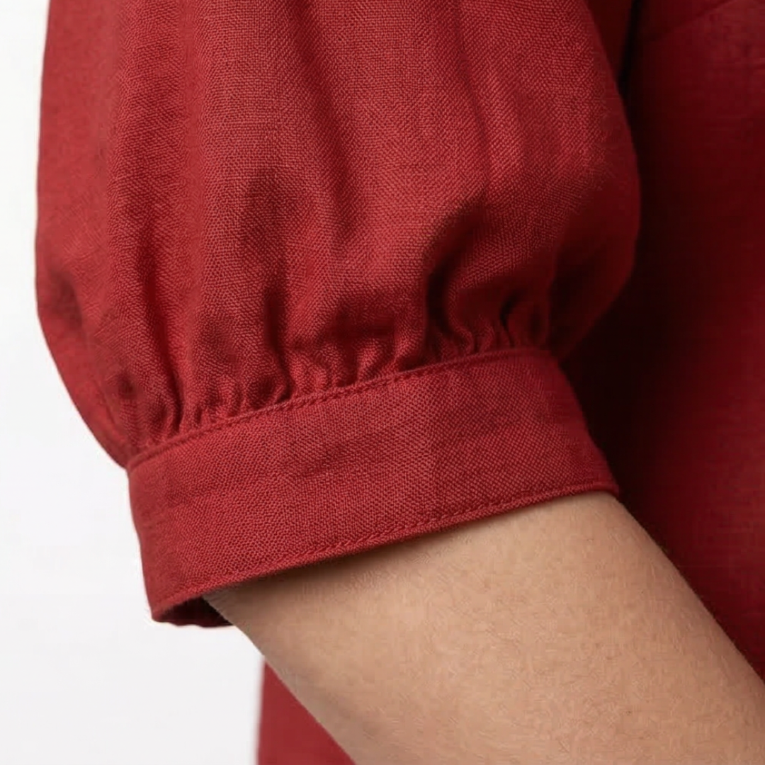 Collara – Retro Peter Pan Collar Button Up Blouse
