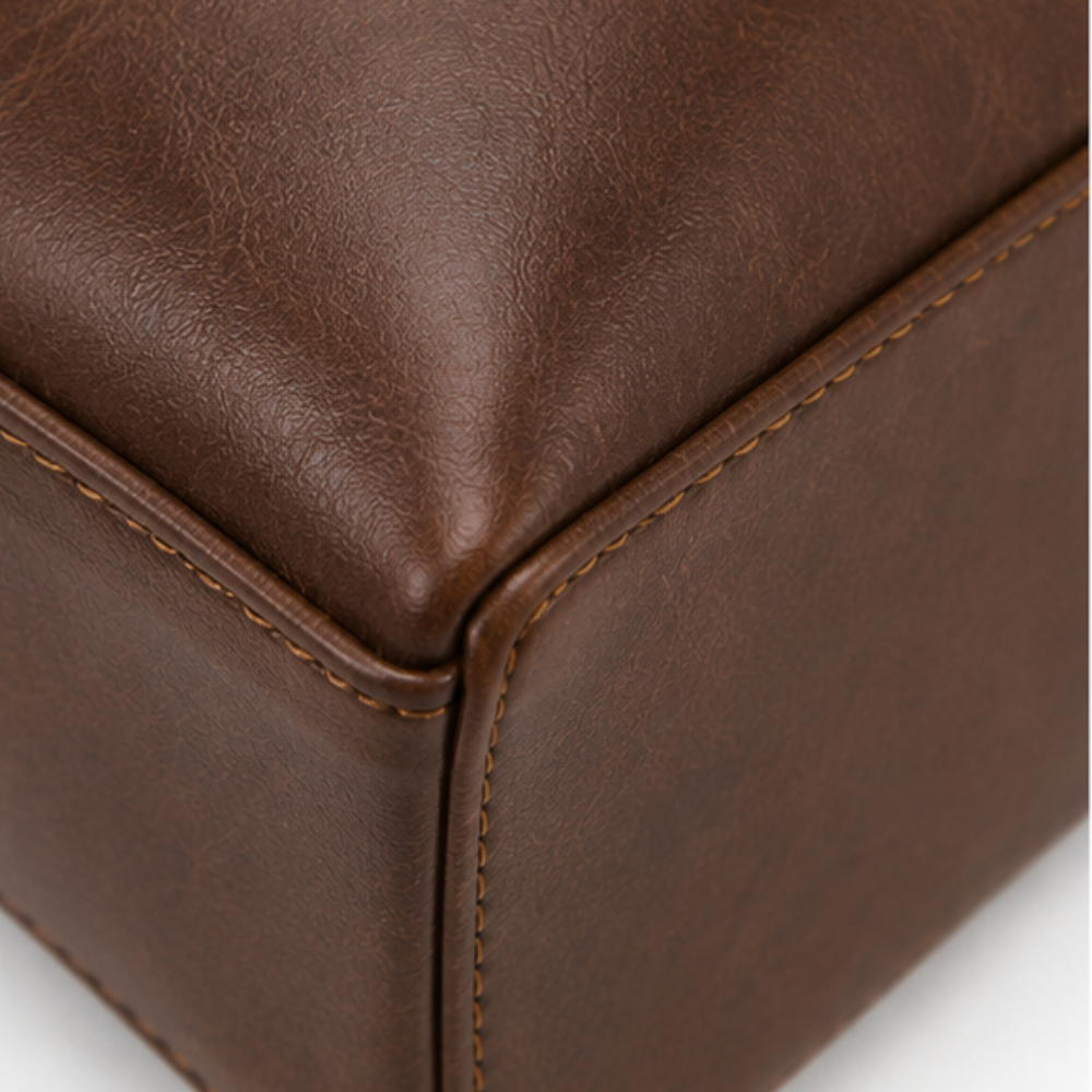 Bellora – Vintage Bucket Shoulder Bag with Woven Strap