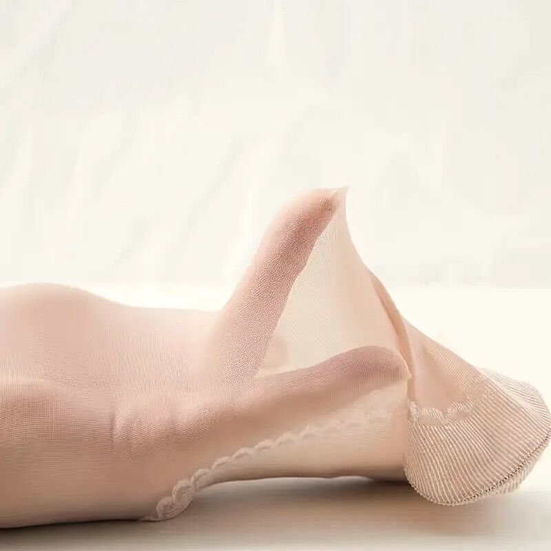 Feeluxe - Silky Anti-Slip Cotton Socks (5+5 Free)