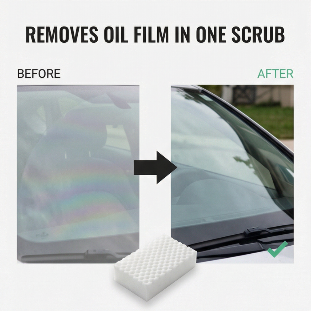 Cleargrip - Car windshield oil film remover sponge (5-pack)
