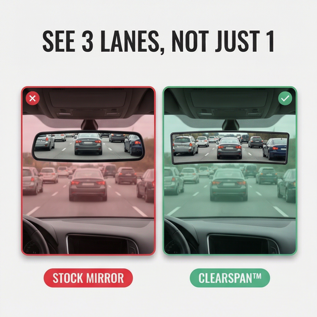 Clearspan - Wide Angle Panoramic Rearview Mirror