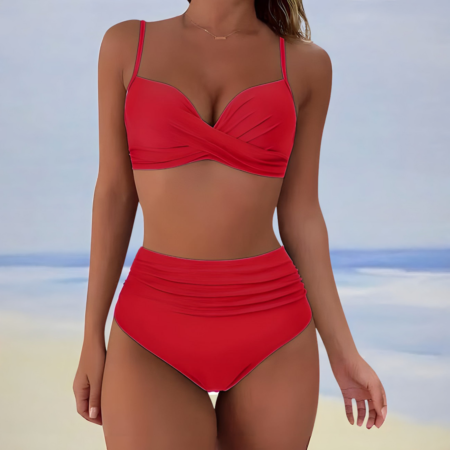 Verna® | Elegant High-Waisted Bikini