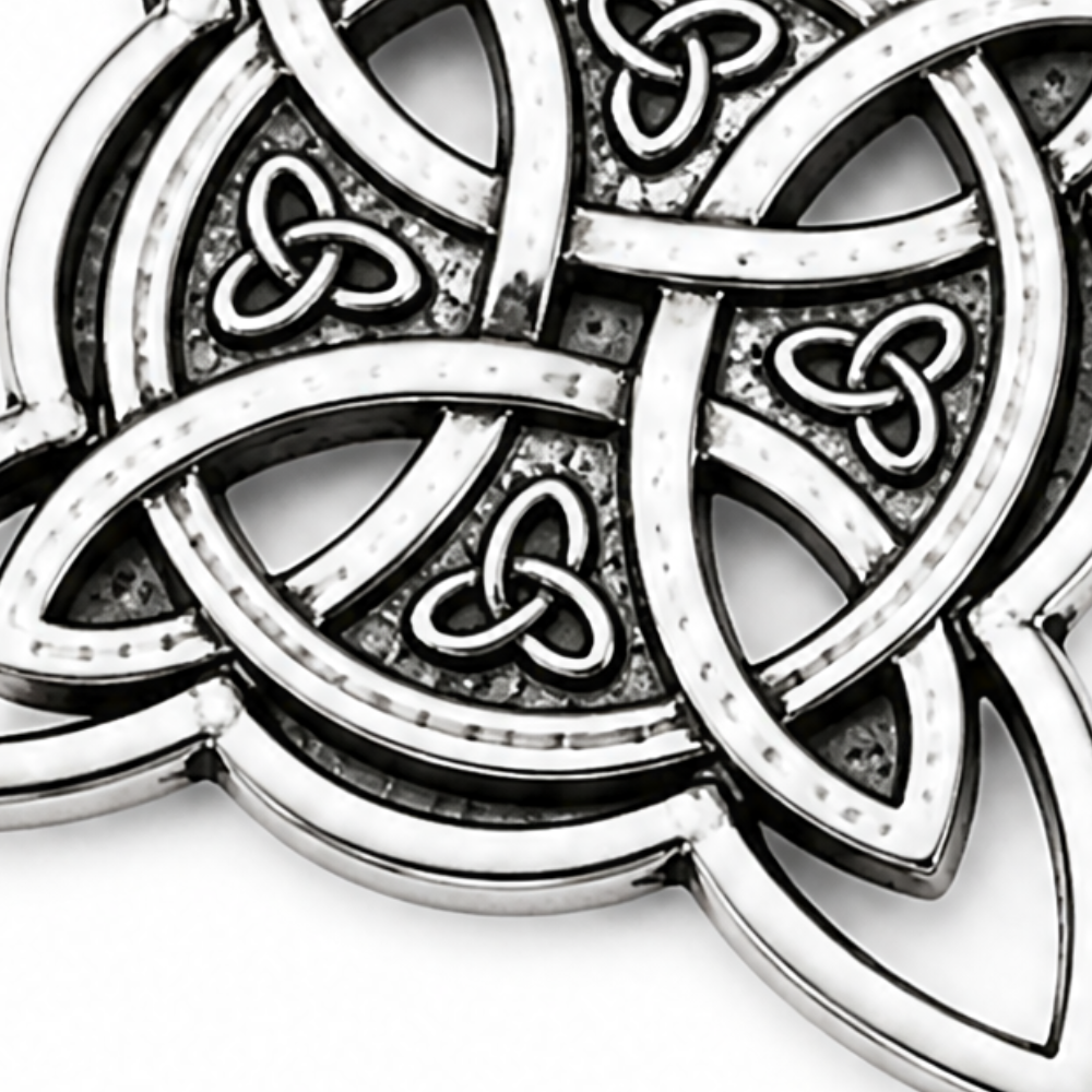 Lunavia – Celtic Knot Beaded Drop Earrings