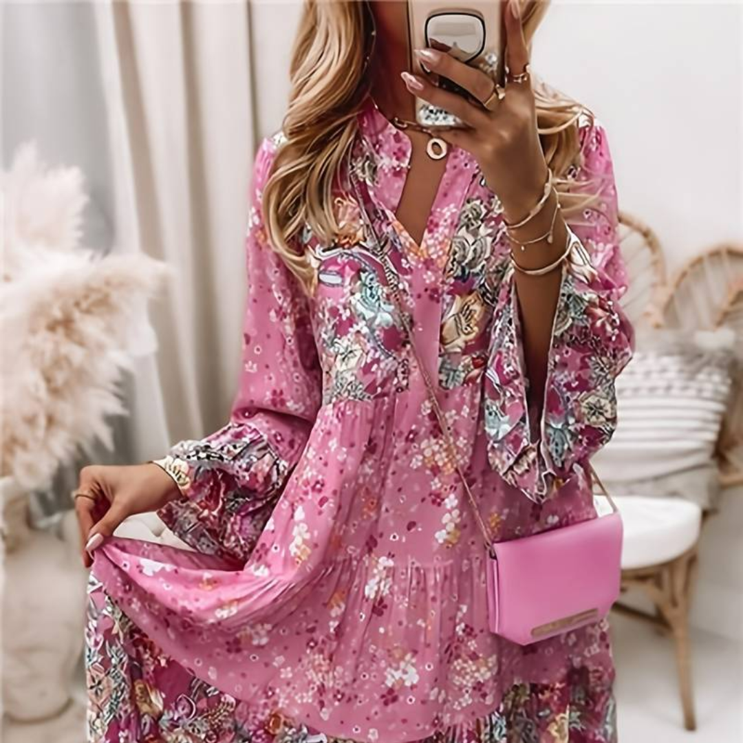 Danika | Printed Boho Dress