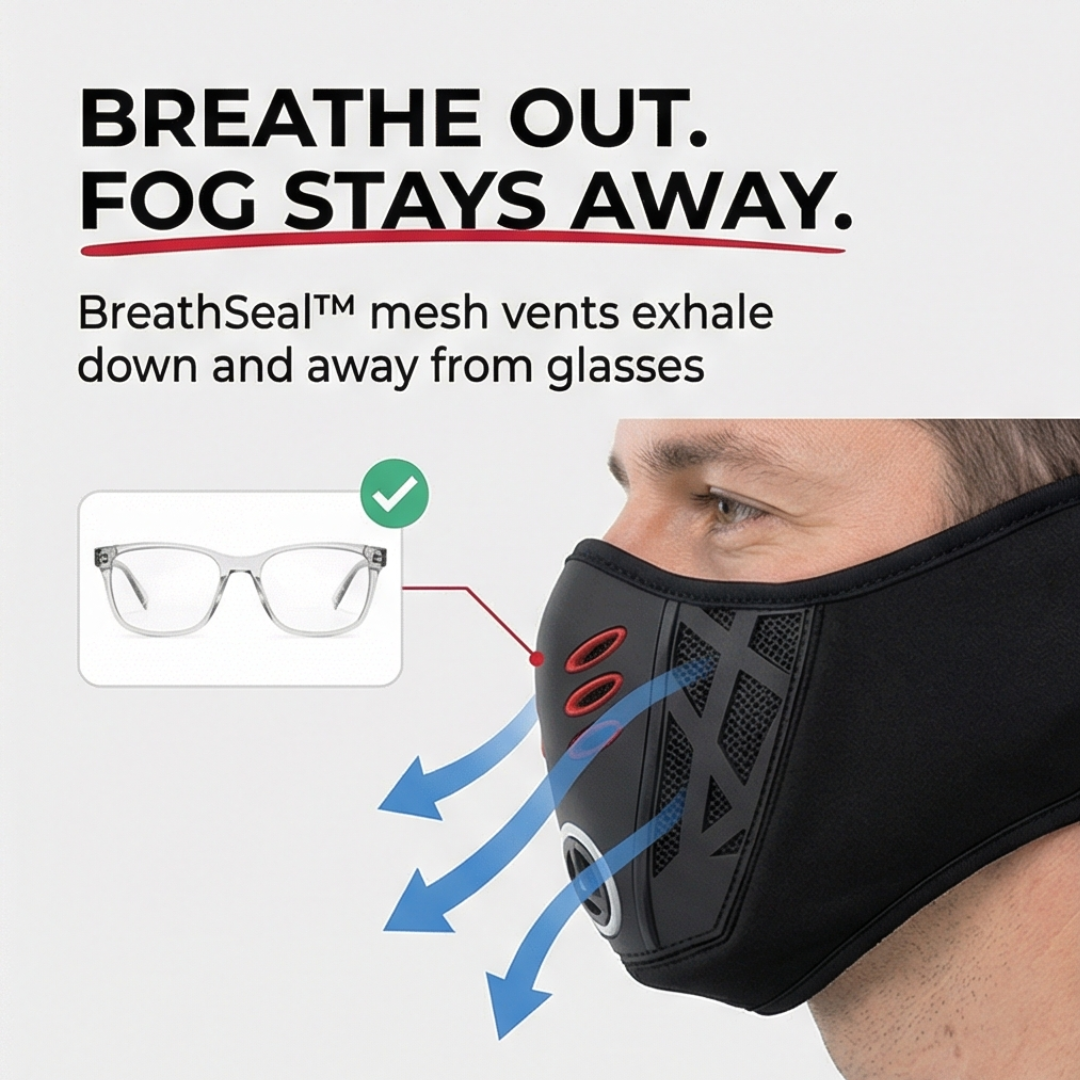 Frostveil - Breathable winter face mask