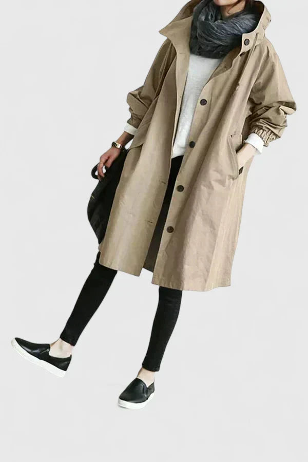 KYLIE – VIBRANT HOODED RAINCOAT