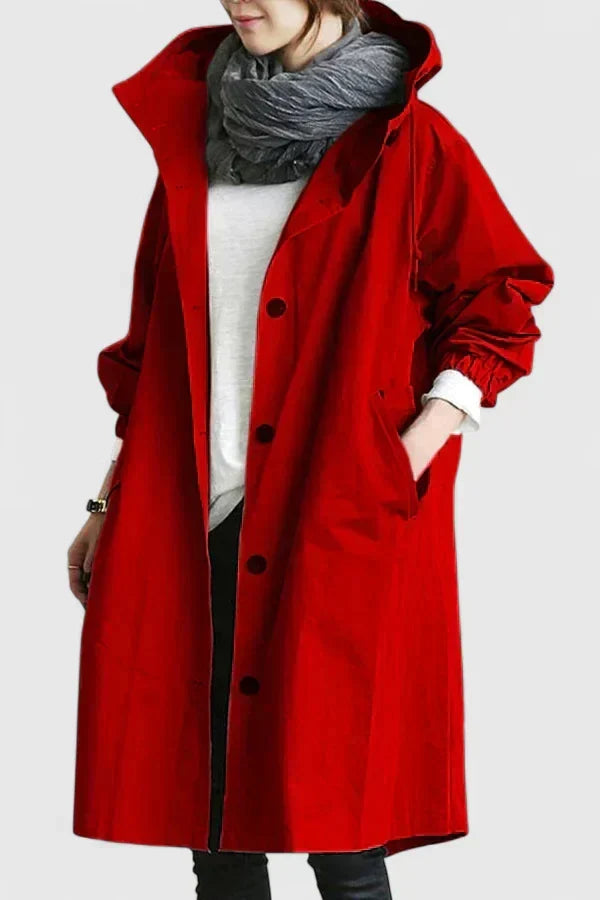 KYLIE – VIBRANT HOODED RAINCOAT
