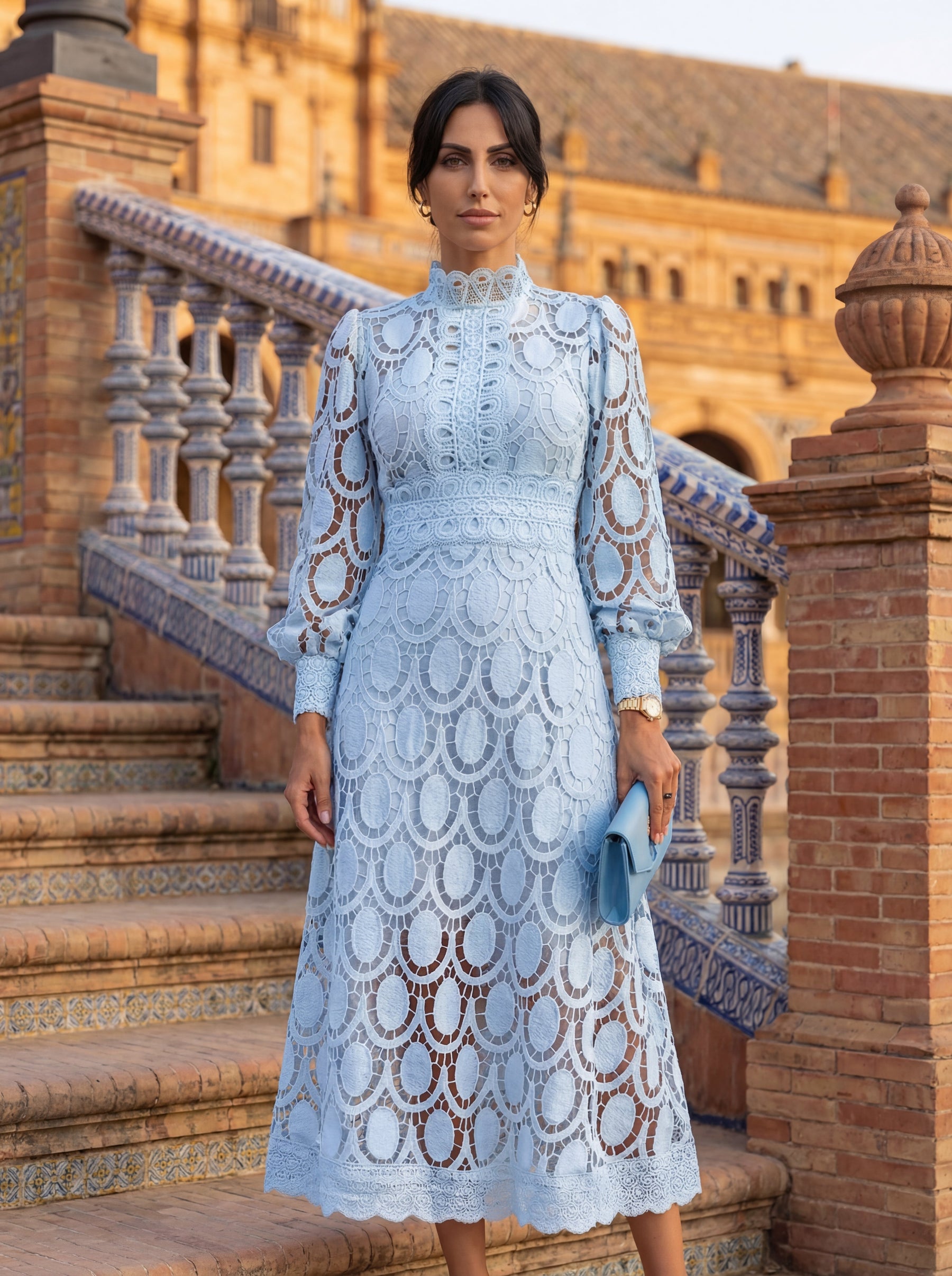 Carmona | Long Sleeve Turtleneck Dress