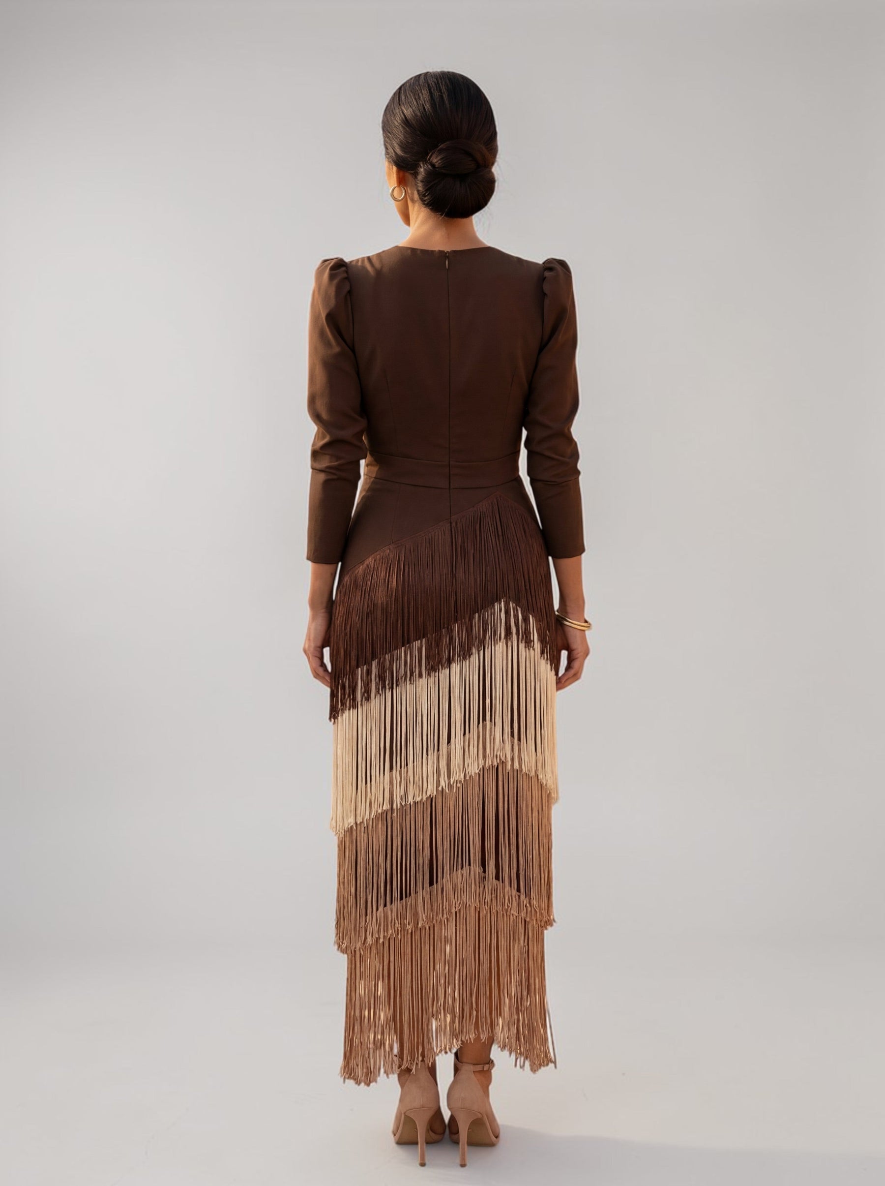 Sofia | Elegant Fringe Dress
