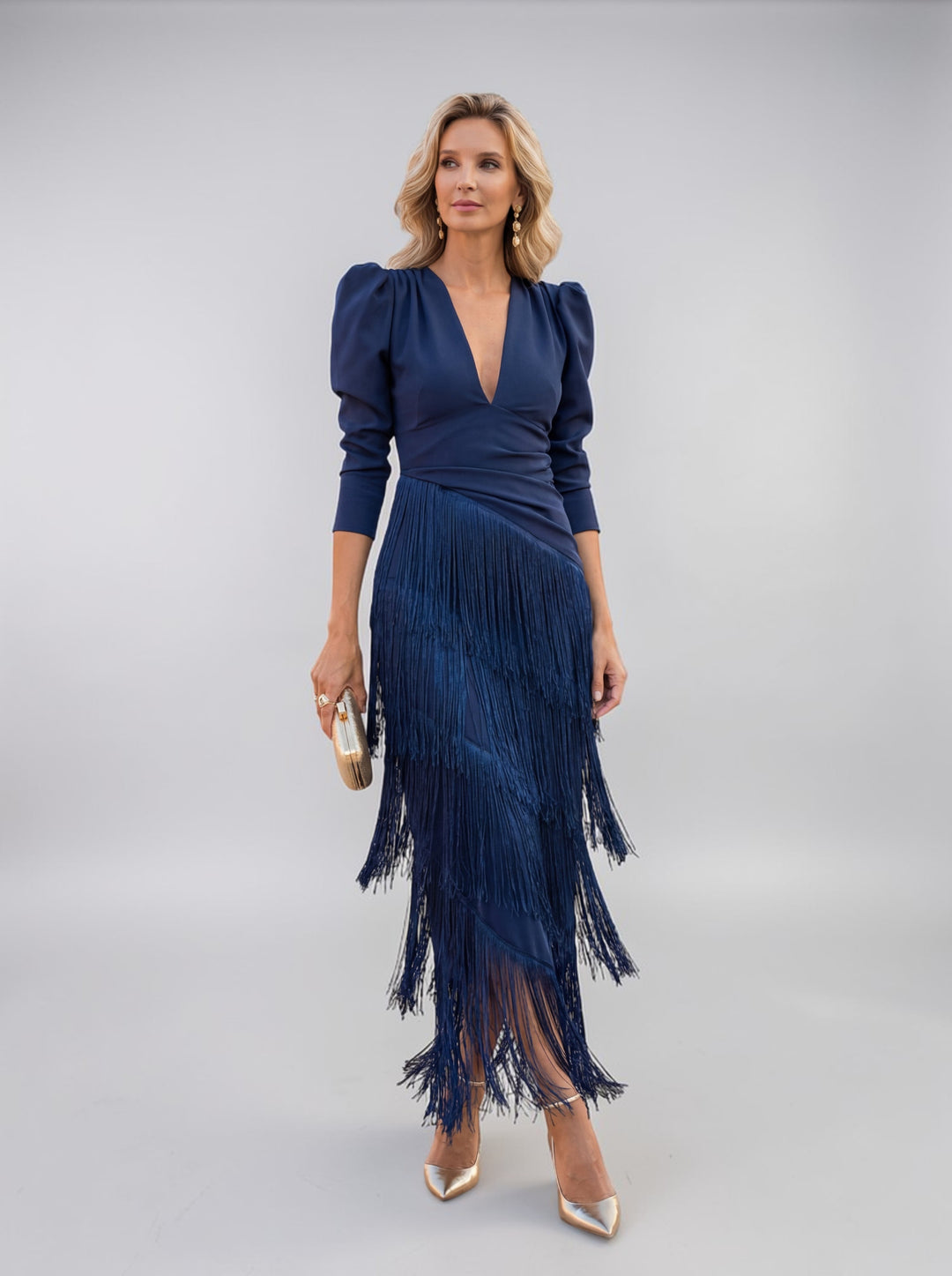 Regina™ Elegant Fringe Dress