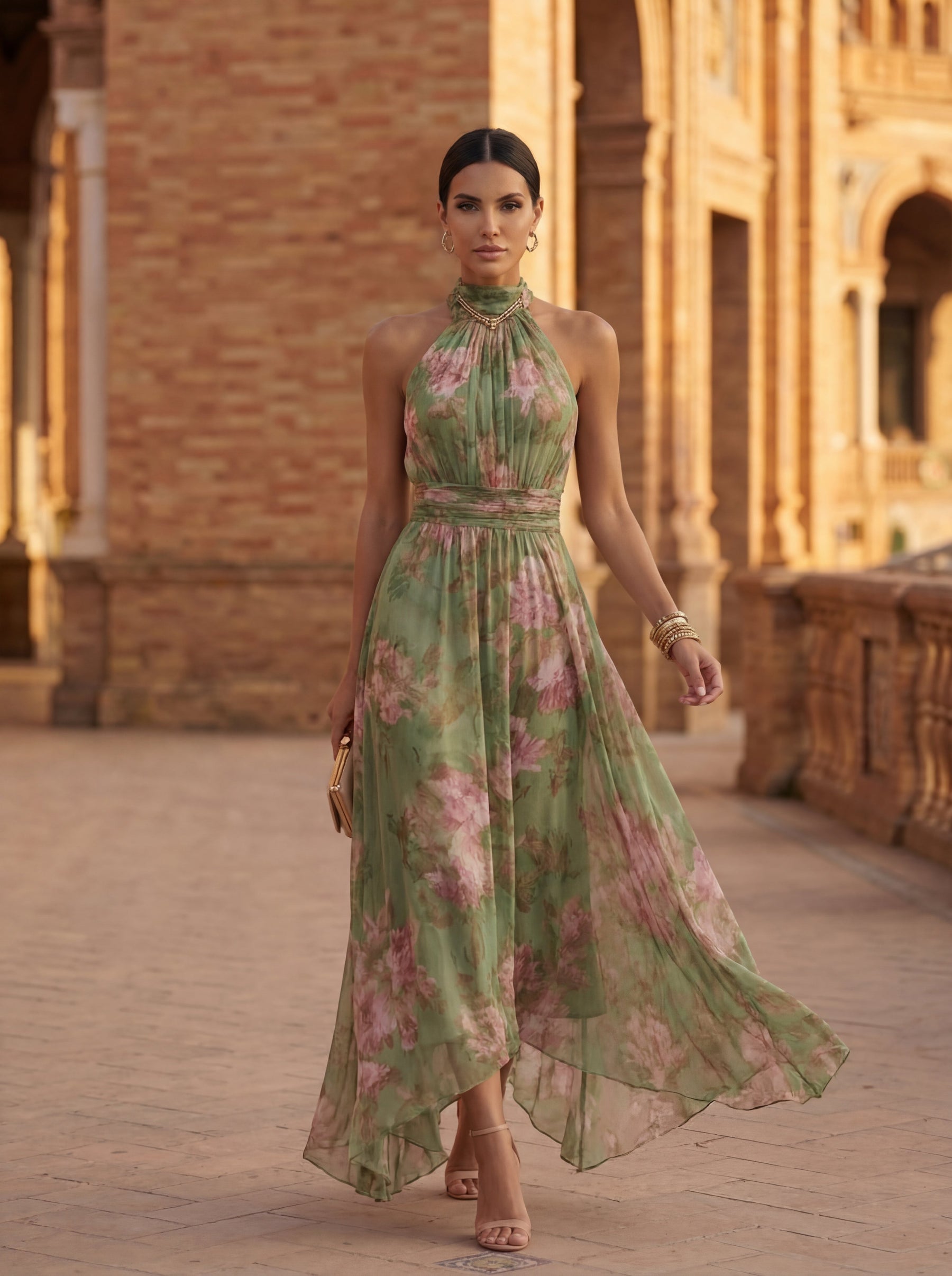 Olivia | Chiffon Maxi Dress