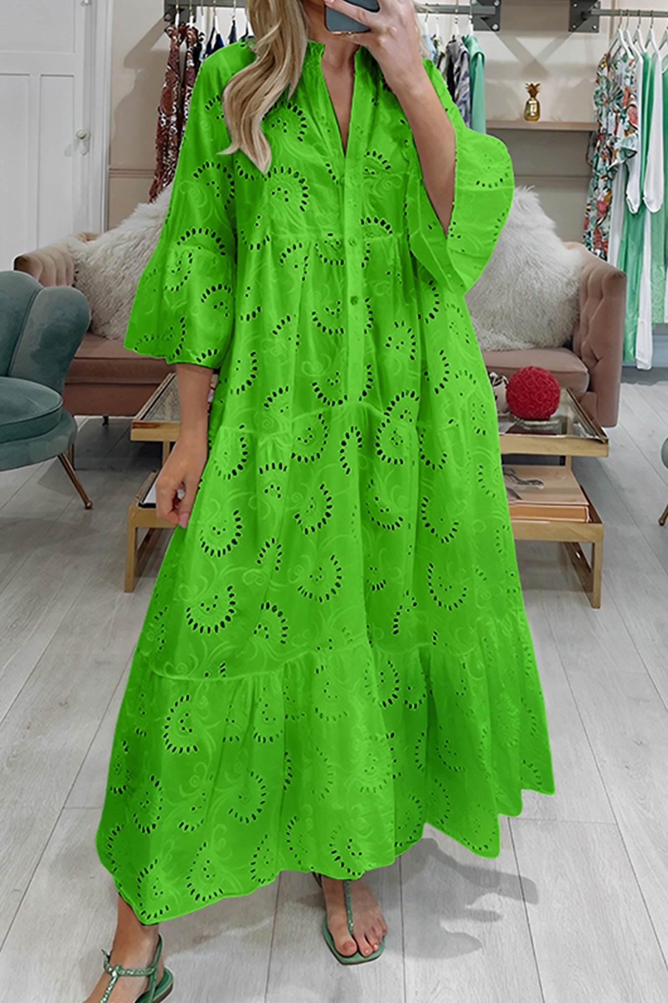 FIORELLA – LACE MAXI DRESS