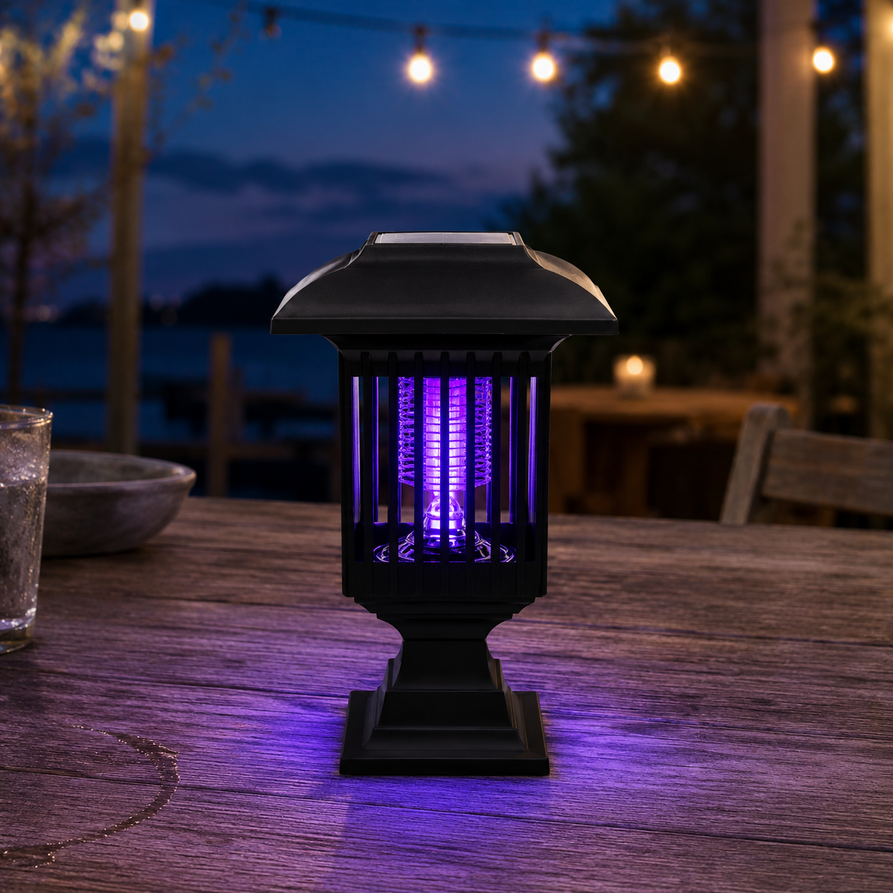 Lumora – Solar Mosquito Zapper Garden Stake Light, Weatherproof Outdoor Bug Killer Lamp
