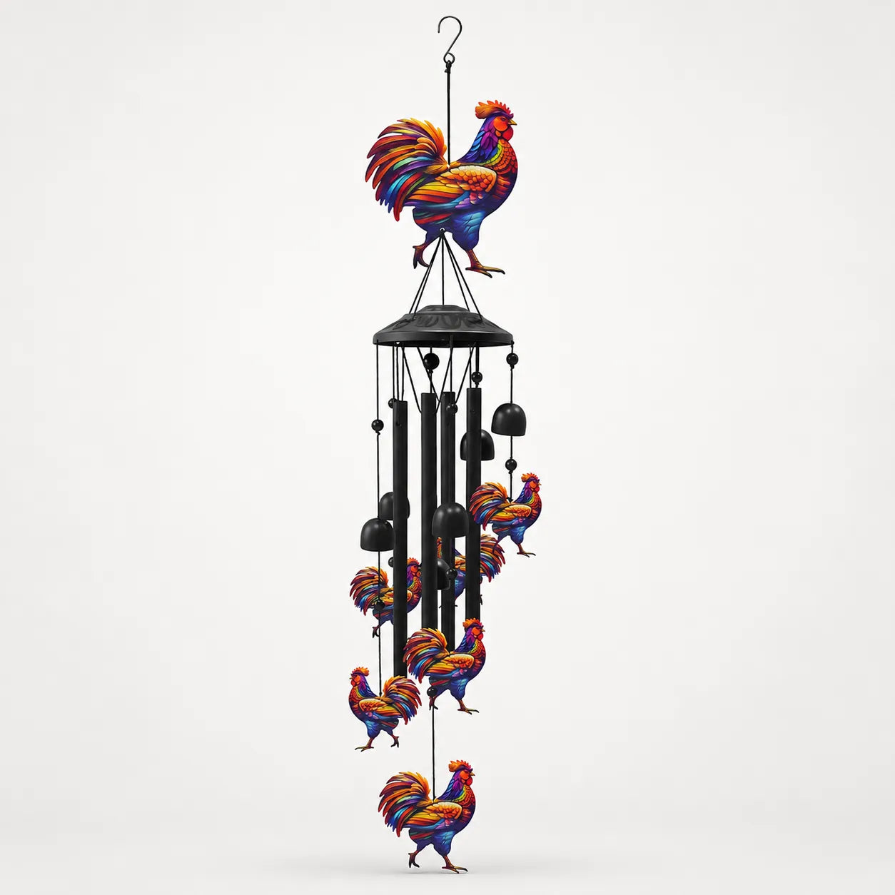 Birdsong – Rainbow Hummingbird Wind Chime for Garden, Patio & Porch