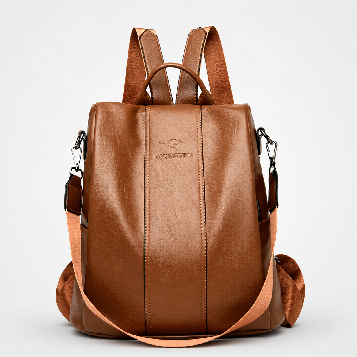 Lunavia – Convertible Leather Backpack Crossbody Bag for Women