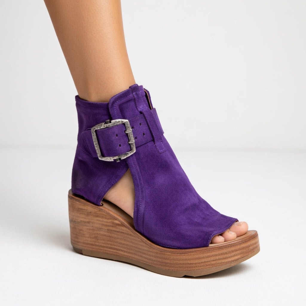 Orélisse™ — Contemporary Open Wedge Ankle Boots