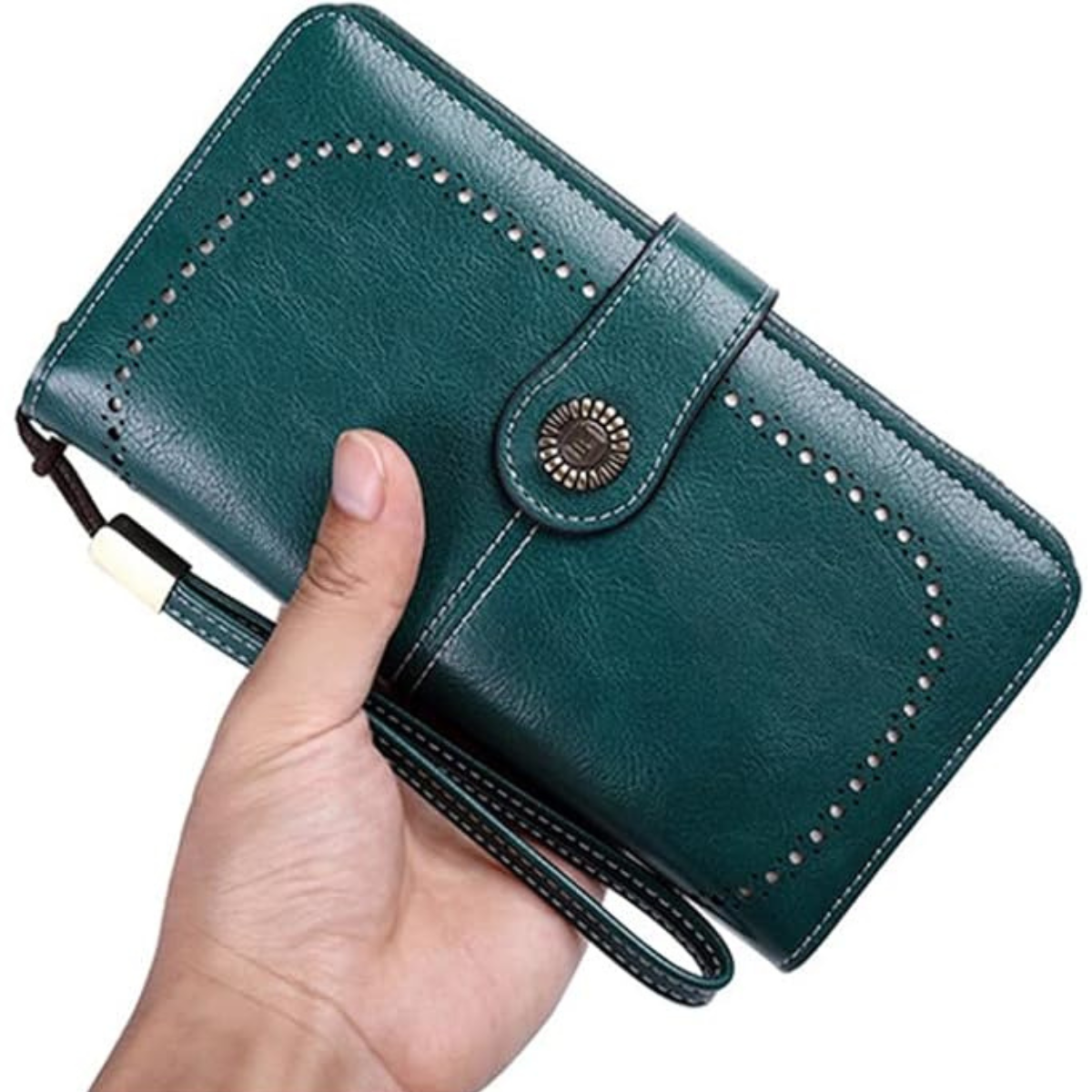 Aureden - Compact RFID Wallet with 24-Card Storage