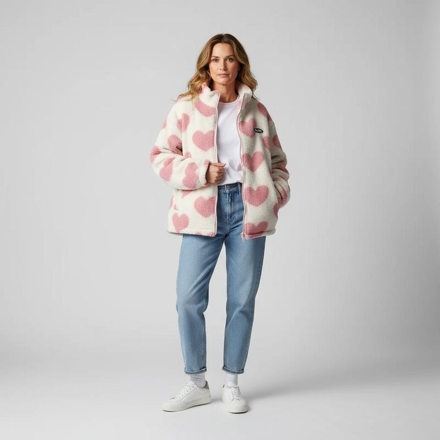 AlpenNord™ | Reversible jacket with hearts