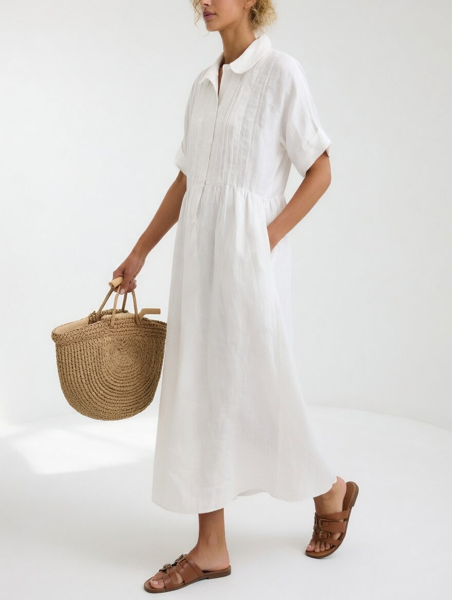 Lysandra™ - Breezy Summer Shirt Dress