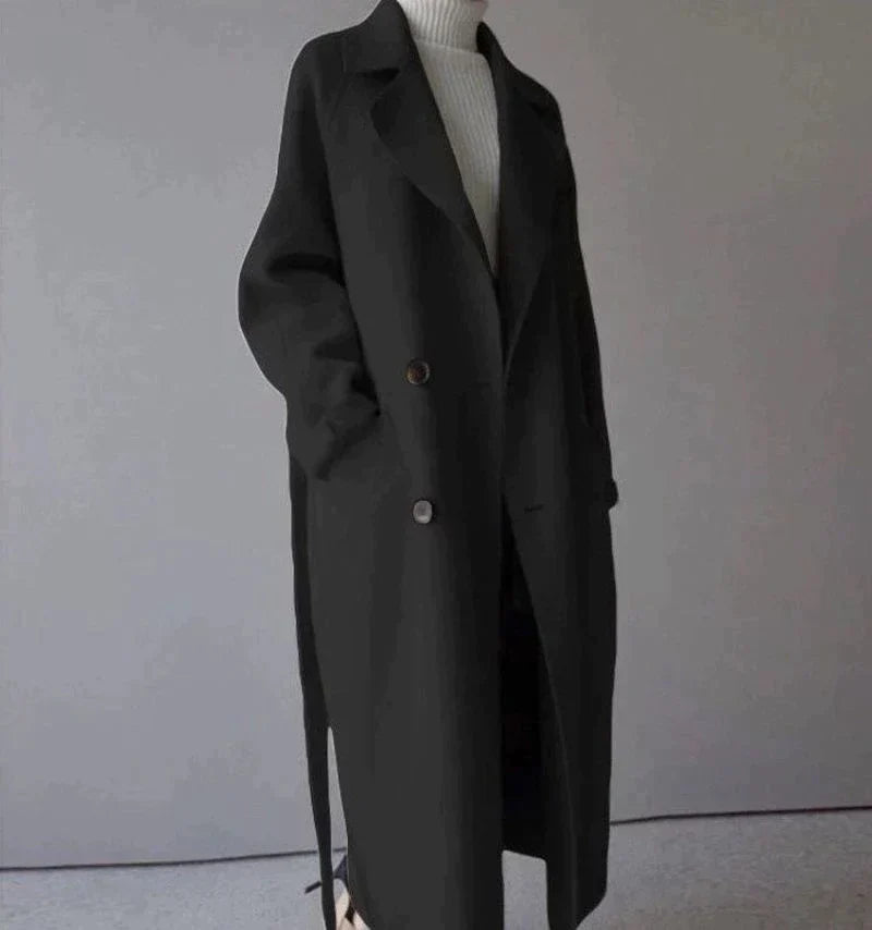 Sarah™ - Longline Wool Coat