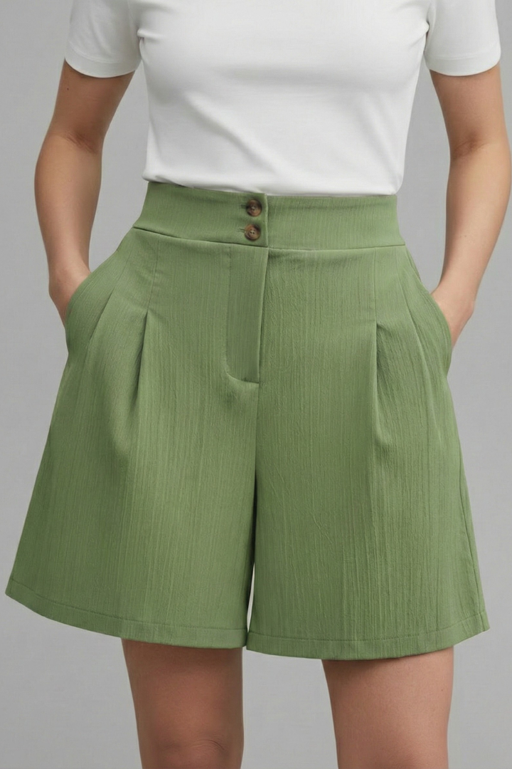 Gabriella | Women’s High Waist Wide Leg Shorts