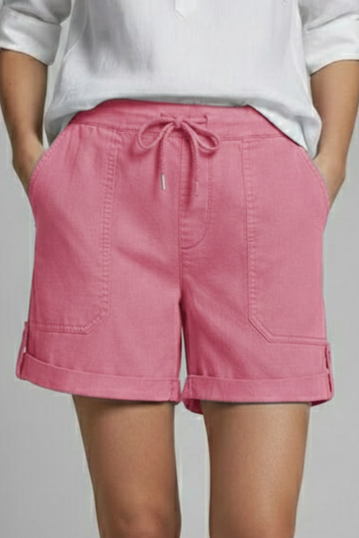 Jasmine | Women’s Drawstring Casual Pocket Shorts
