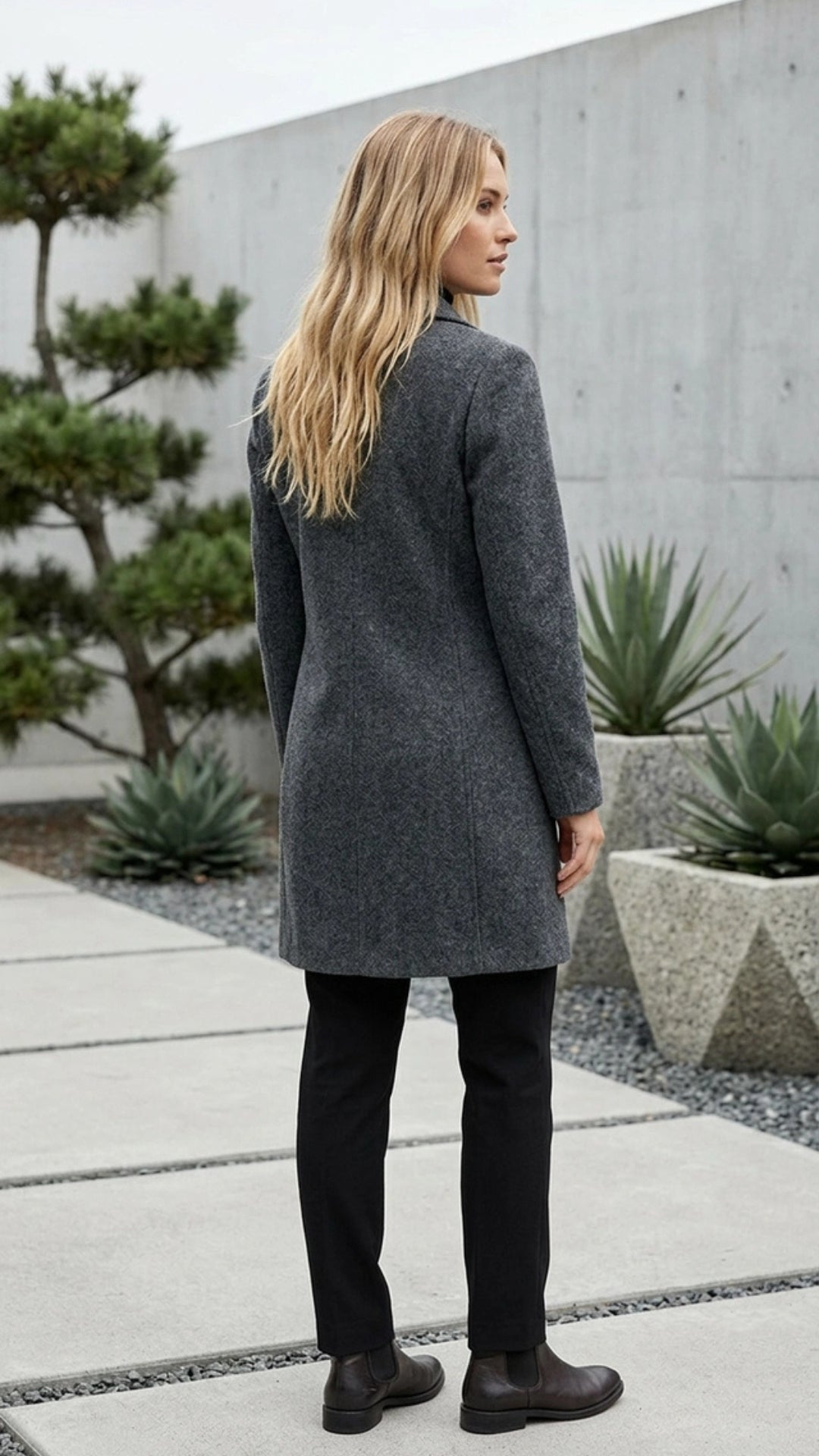 Women’s Button-Up Long Coat