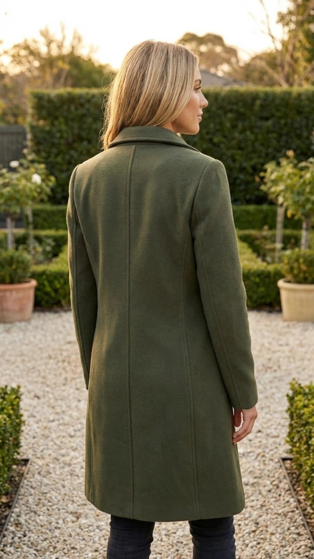 Women’s Button-Up Long Coat