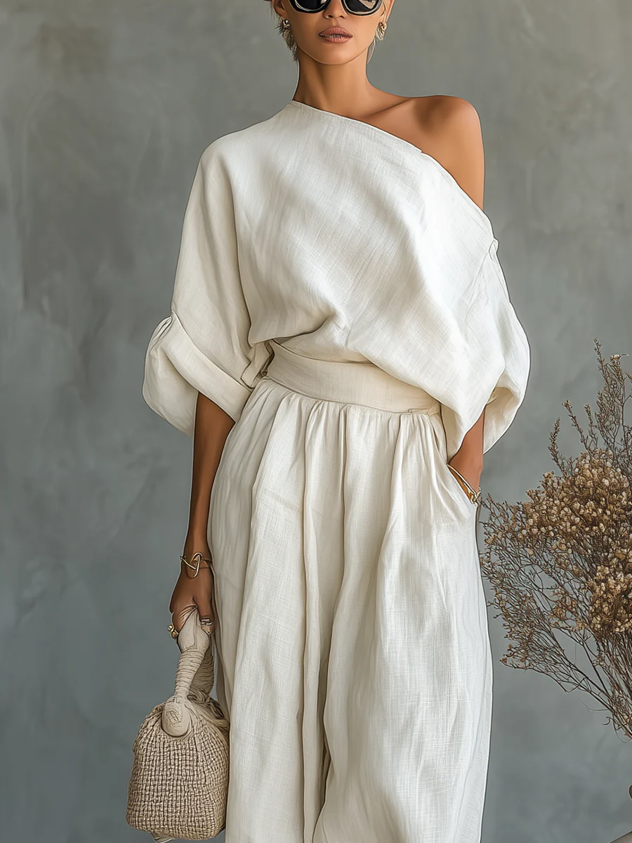 Mila™ | Two-Piece Set with Off-Shoulder Design