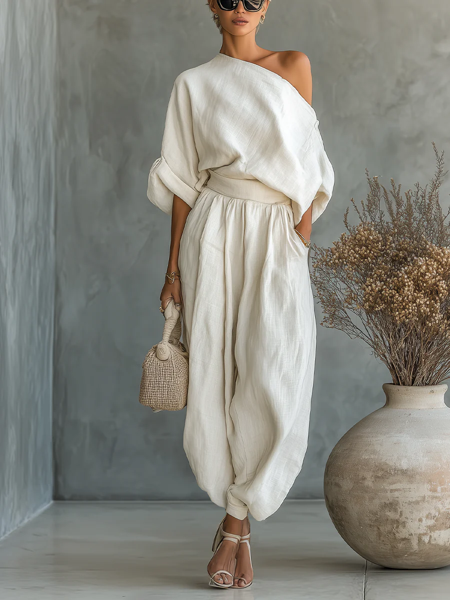 Mila™ | Two-Piece Set with Off-Shoulder Design