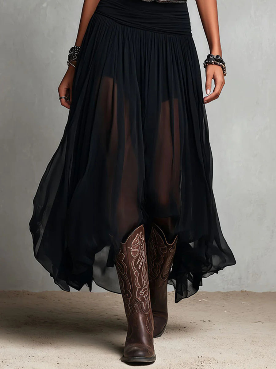 Lyndsay™ Skirt Maxi Dress with Belt