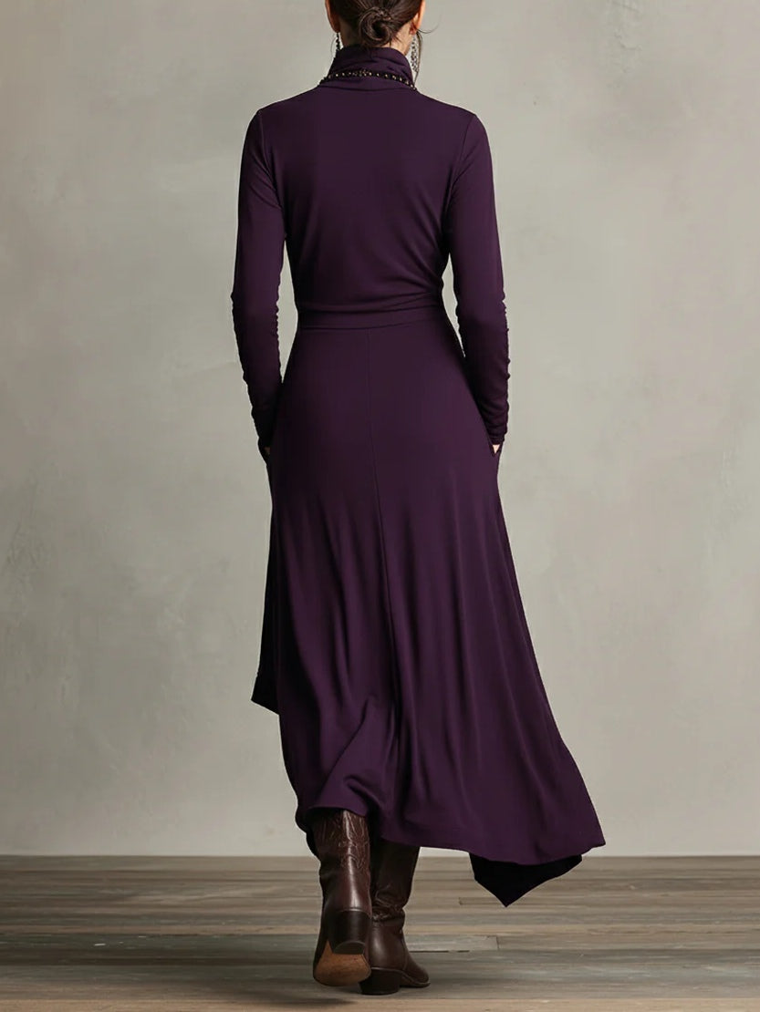 Ria™ | Elegant Asymmetrical Maxi Dress