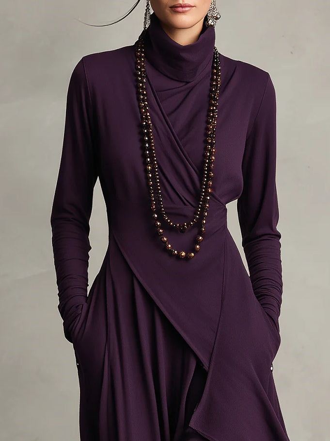 Ria™ | Elegant Asymmetrical Maxi Dress