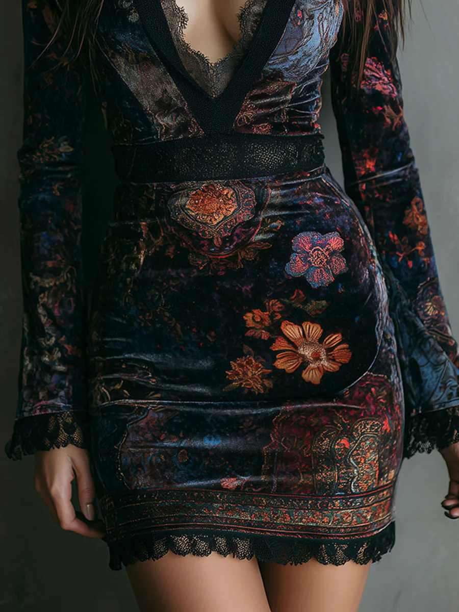 Berta | Mini Floral Dress