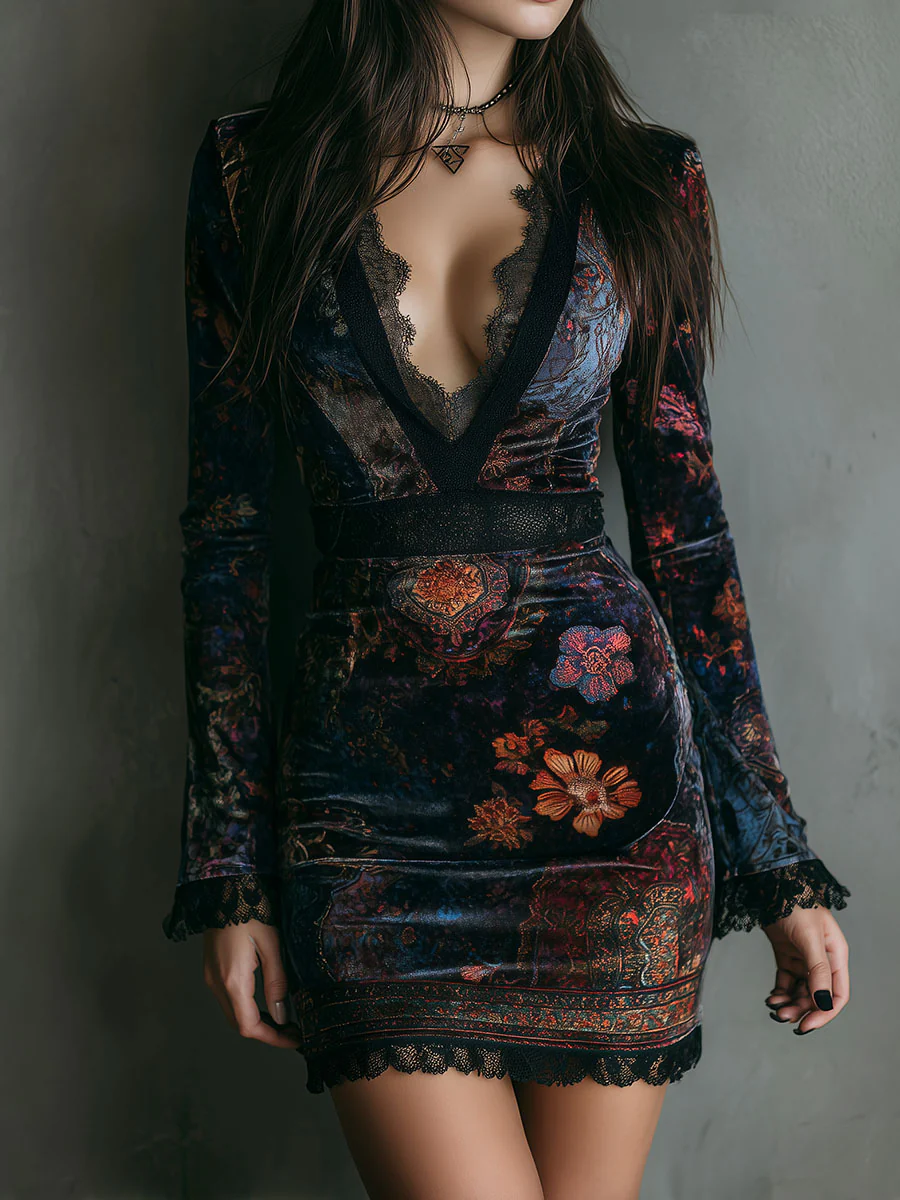 Berta | Mini Floral Dress