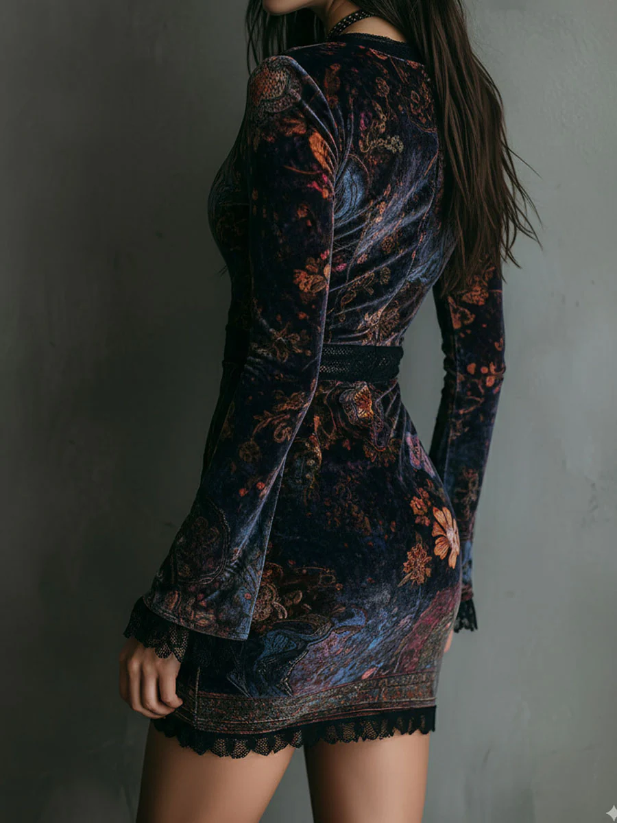 Berta | Mini Floral Dress