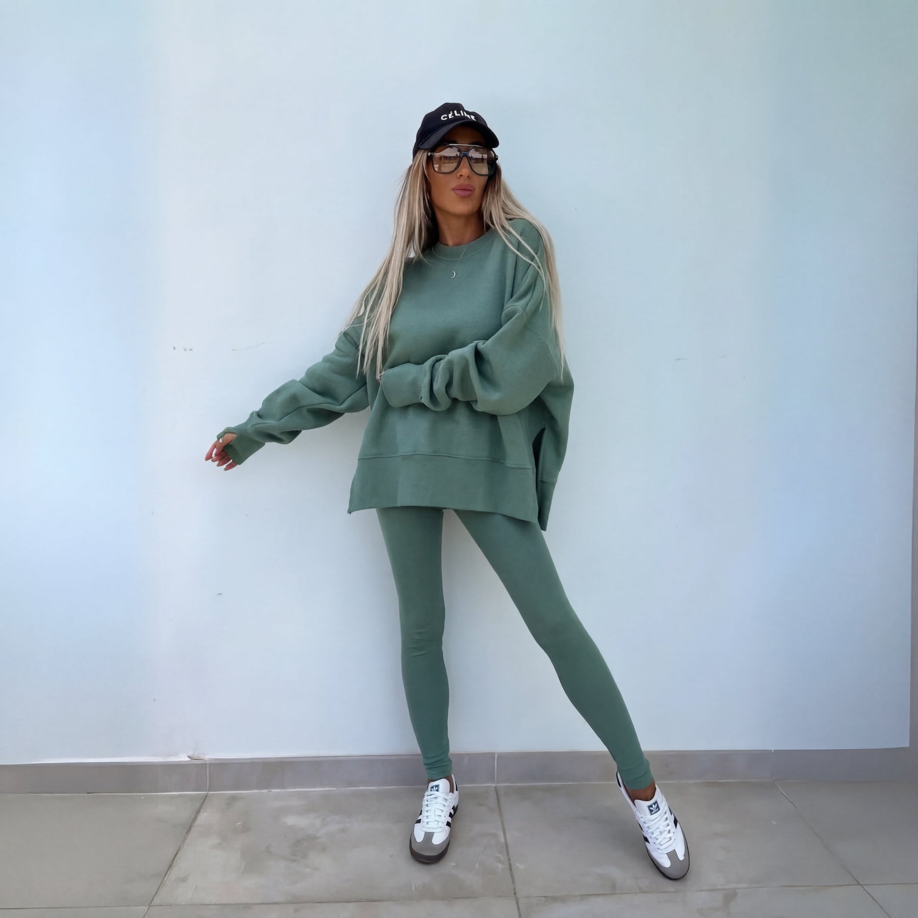 Yachi™ | Casual Long Sleeve Sweatshirt & Pants Set