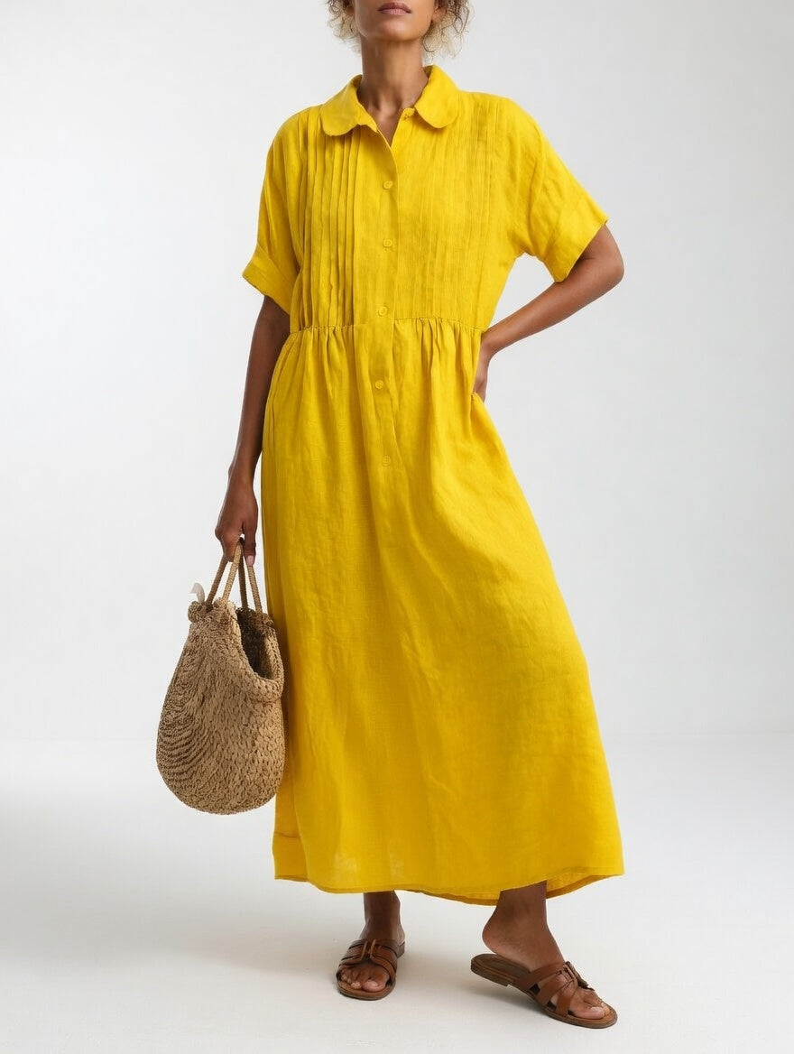 Lysandra™ - Breezy Summer Shirt Dress