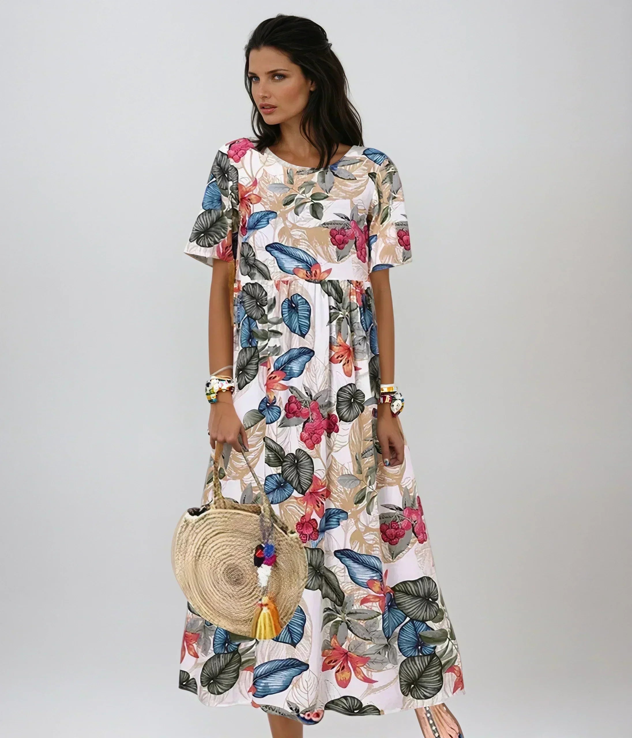 Marlowe | Floral Relaxed Midi Dress
