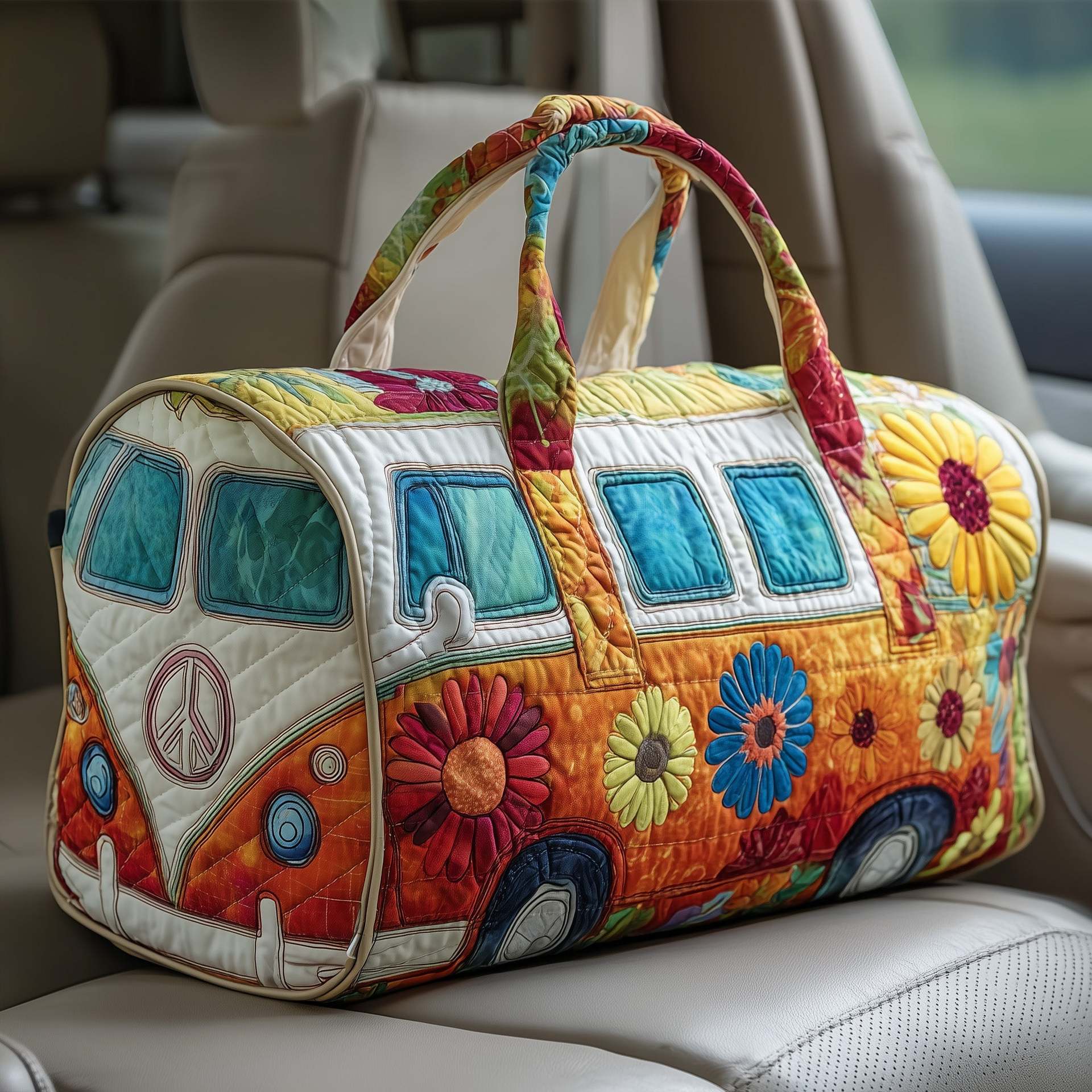 Luna – Padded Travel Bag with Artisan Design