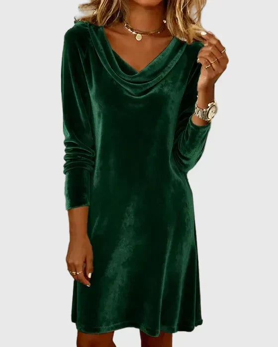Frosina | Velvet Dress Loose Fit