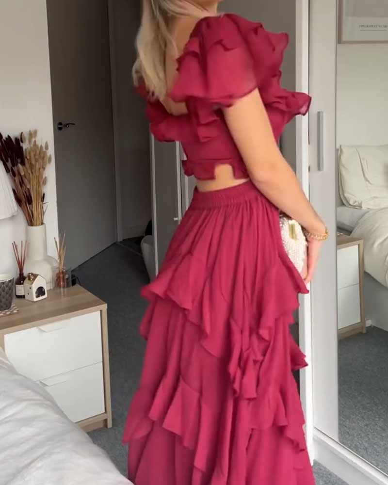 Margarette - Ruffled Dress
