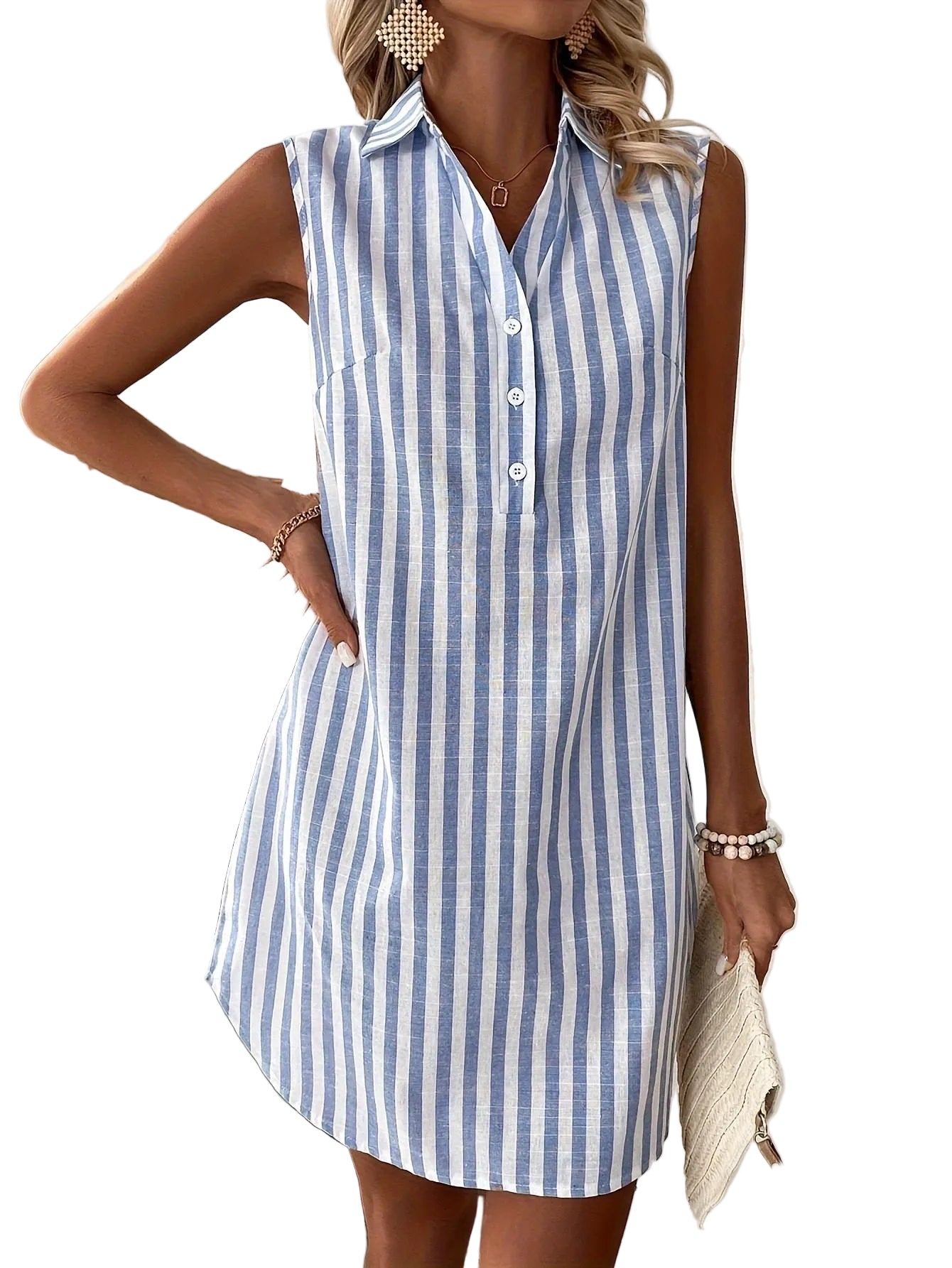 Floella™ Cozy Shirt Dress