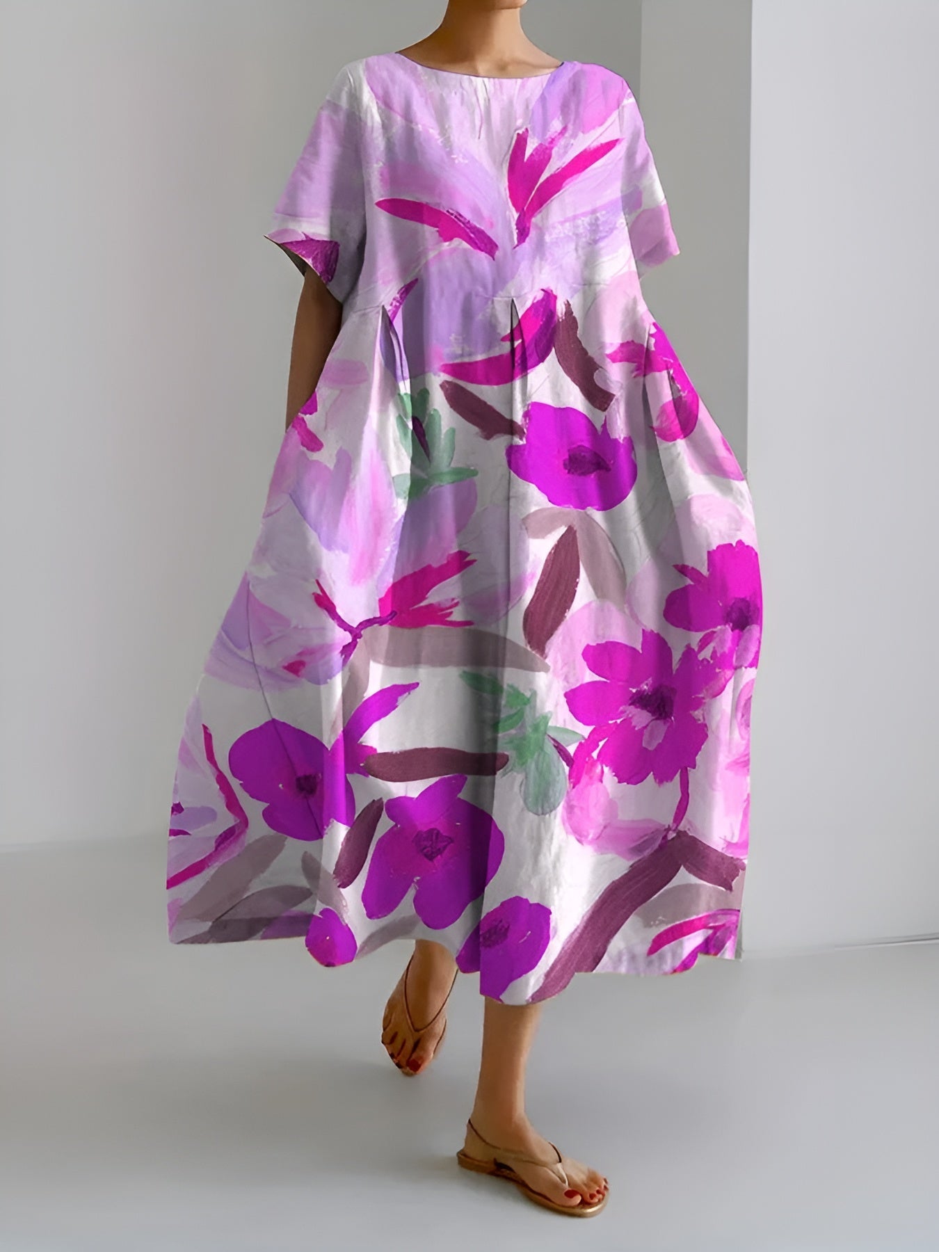 Malla | A feeling of freedom fluttering in summer colors – a 3D-printed dress that moves with you