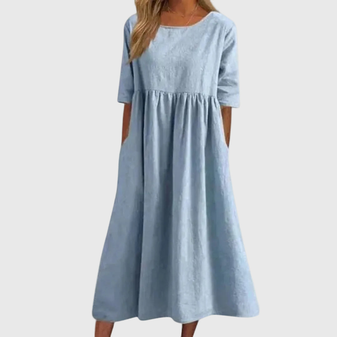 Haisley | Elegant Flowing Midi Dress