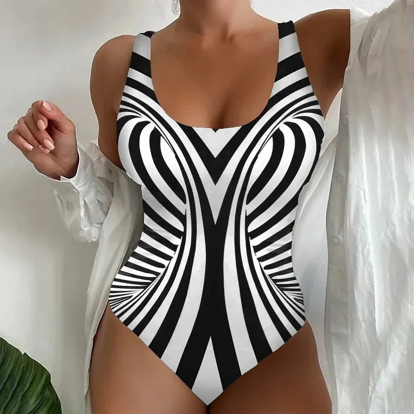 LolaBeach - Zebra Print Swimsuit