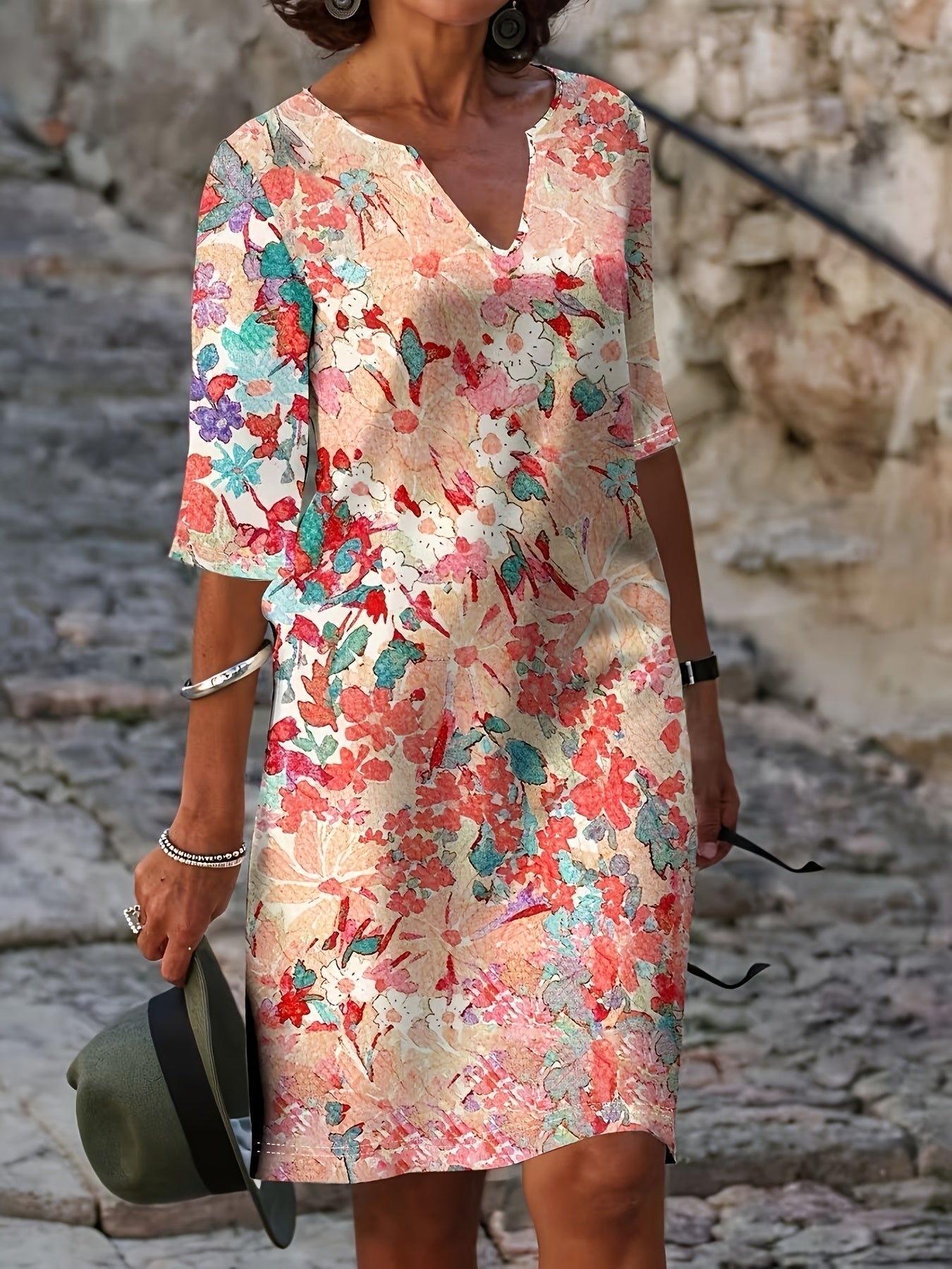 MARION | Retro Floral Everyday Dress