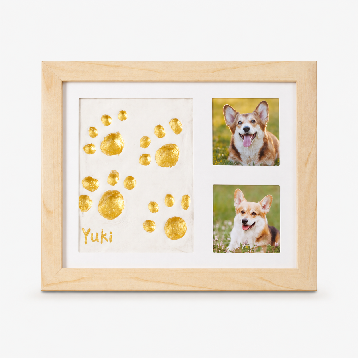 Littlecast – Silver Paw Print Photo Frame Kit