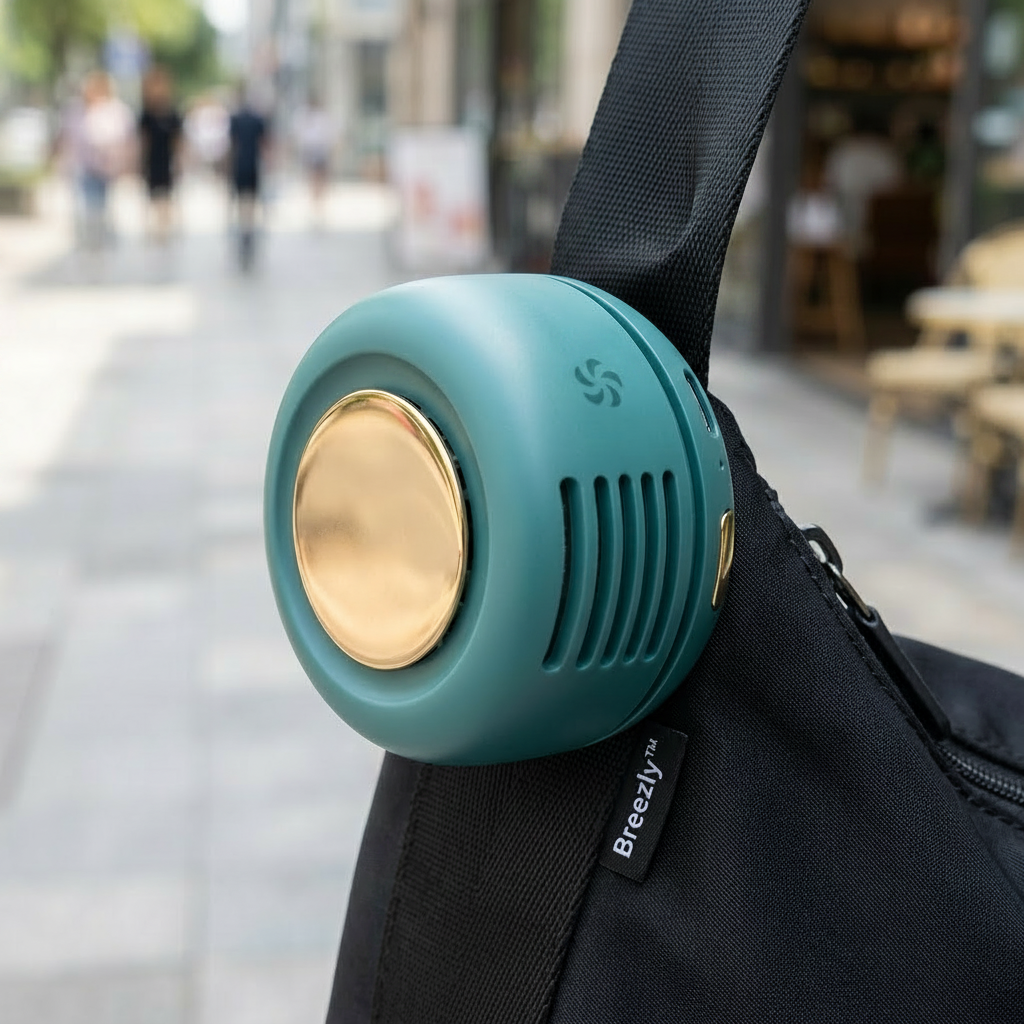 Breezly – Hands-Free Clip-On Cooling Fan